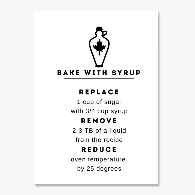 Bake With Syrup