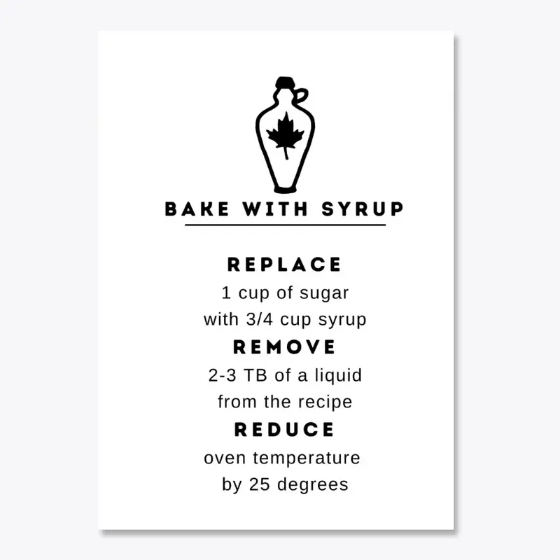 Bake With Syrup